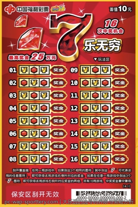 大乐透的选号码界限与策略分析